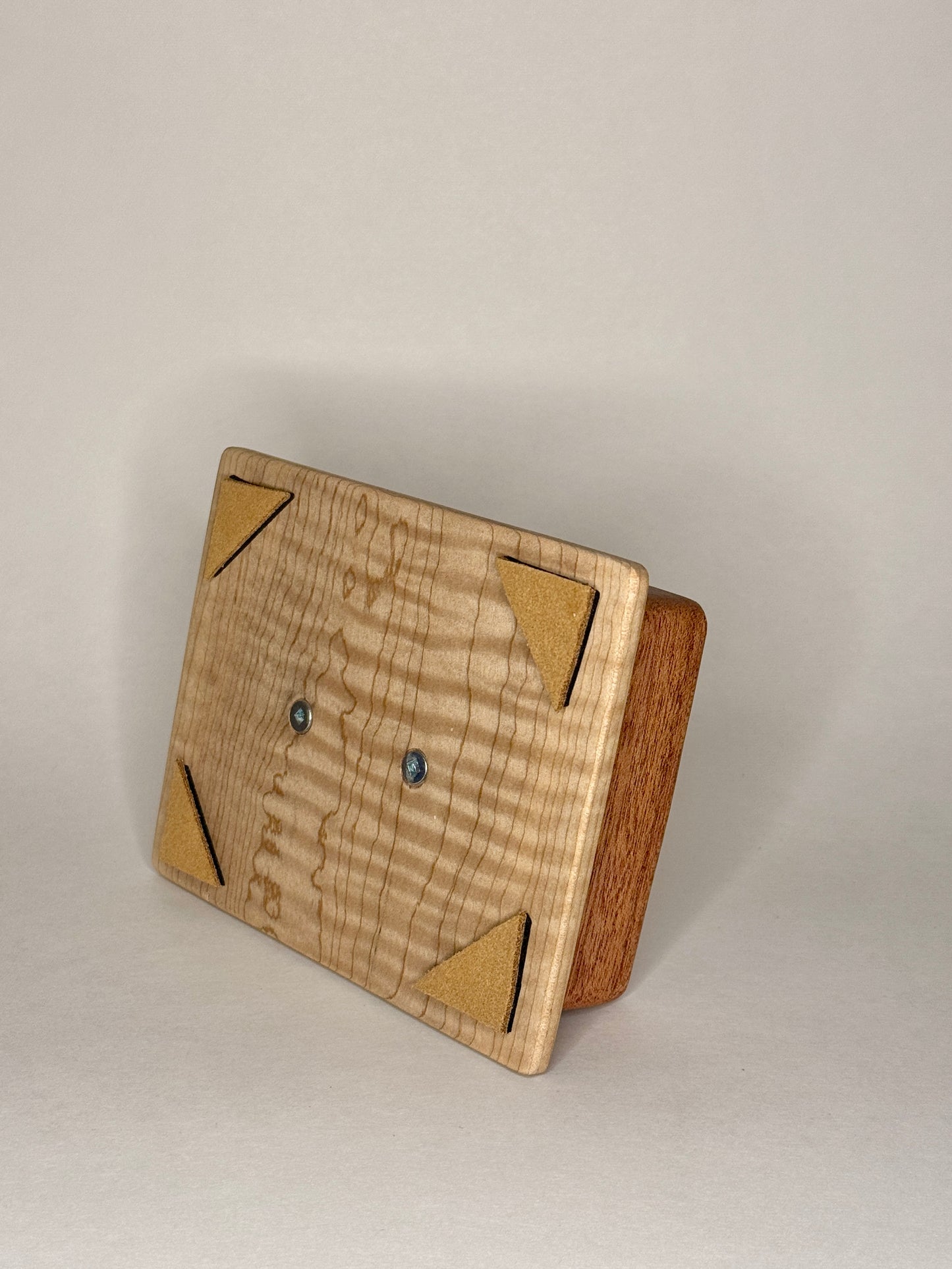 Mahogany & Maple Pen Holder