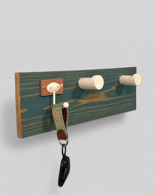 Cedar Coat & Key Rack